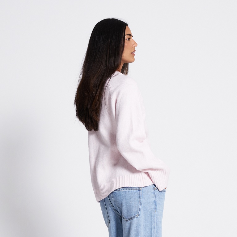 Fitted cardigan "Sabrina" Light Pink